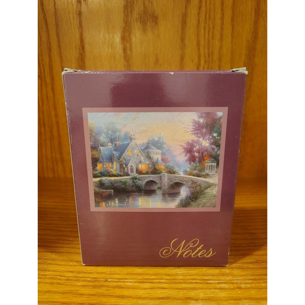 Thomas Kinkade Lamplight Manor Notes Box, Includes 200 Sheets, 2002, #2687